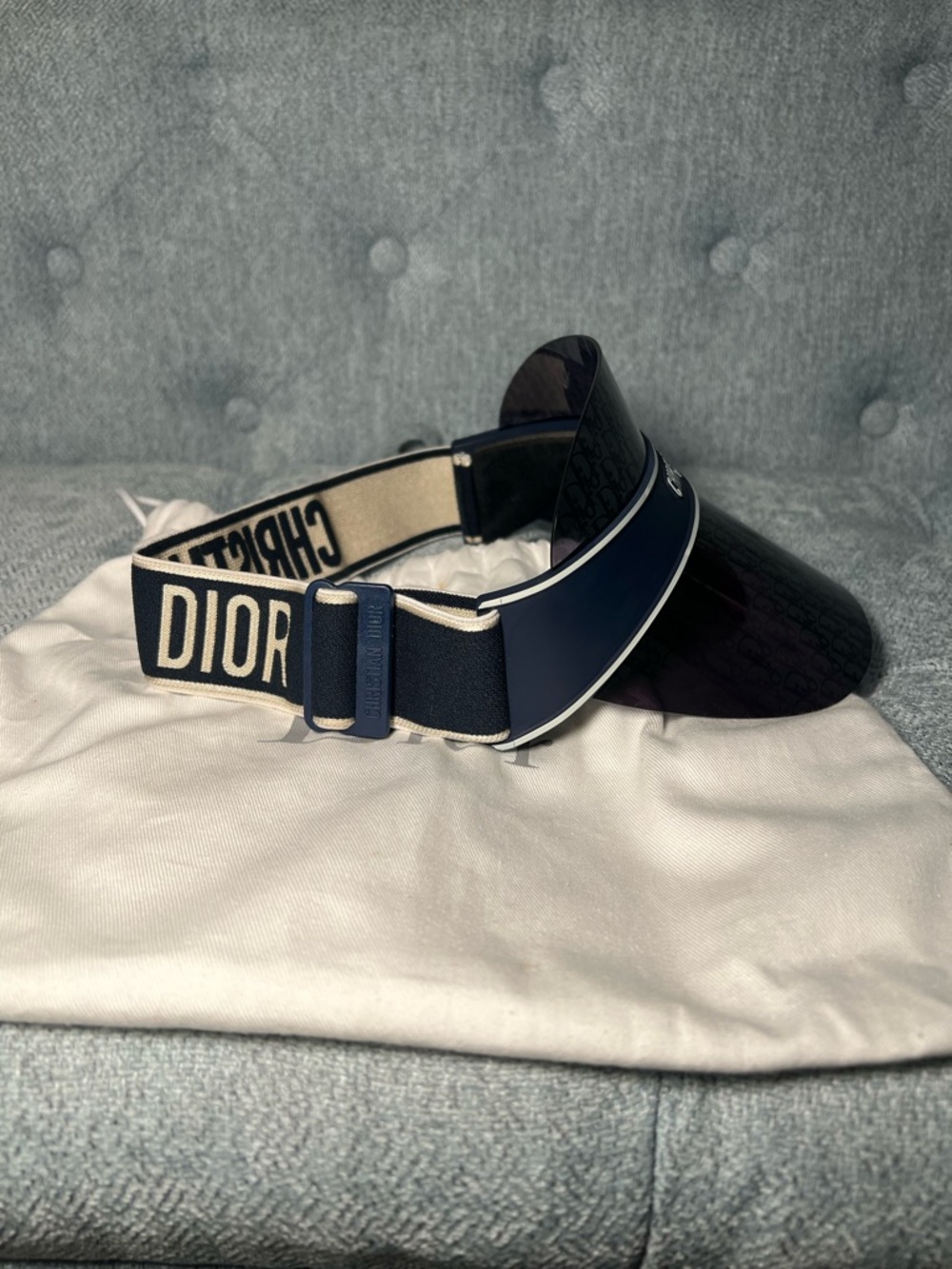 Dior UNISEX DiorClub V1U DiorOblique Visor - Picture 5 of 12